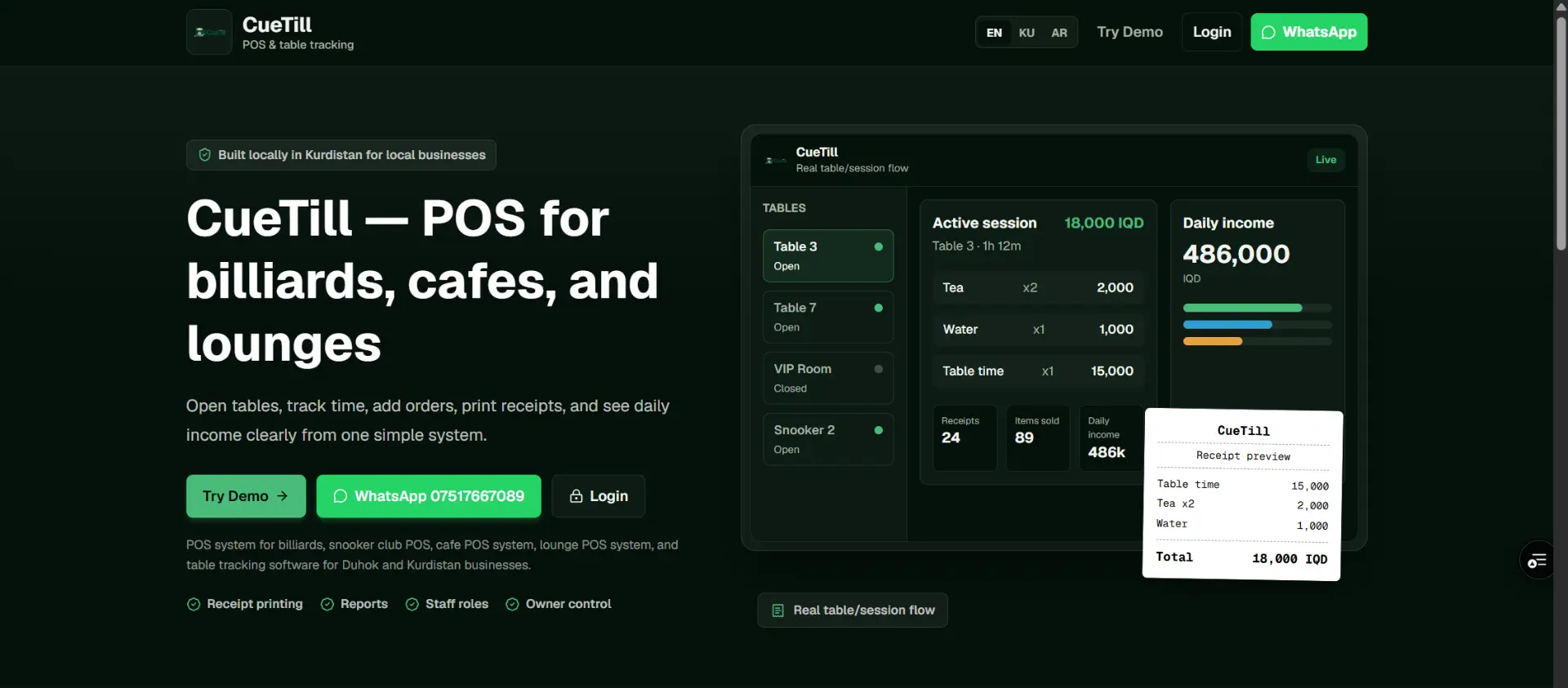 Building CueTill: A POS System for Local Businesses That Still Use Paper